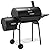 Royal Gourmet CC1830S 30" BBQ Charcoal Grill and Offset Smoker | 811 Square Inch cooking surface, Outdoor for Camping | Black