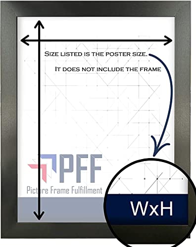 Puzzle Frame | Picture Frame | Poster Frame | Puzzle Frame| 1.25 Inch Black Mdf Frame | Plexi Glass And Hanging Hardware Included | (18X24) #TOP1