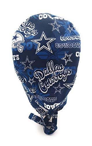 Gorro Scrub Sports Teams Ball De Algodón Azul miniatura 3