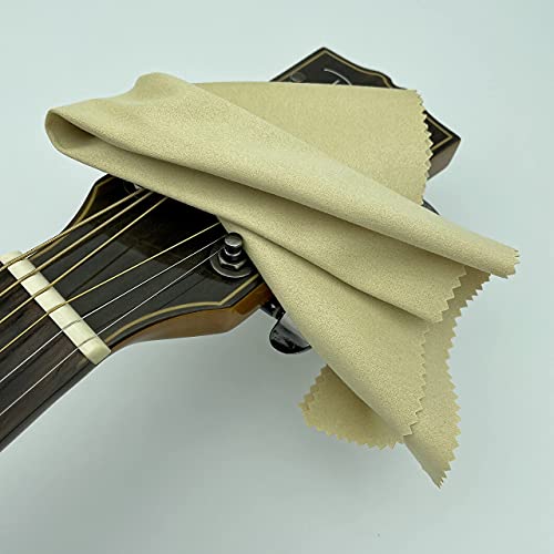 Aawipes Trumpet Cleaning Cloths Microfiber 12"X12" (6-Pack, Yellow) Plush Polishing Cloths For Musical Instruments Cleaning Cloths For Guitar Violin Piano Clarinet Sax Universal (Hcis-1212-Y) #TOP6