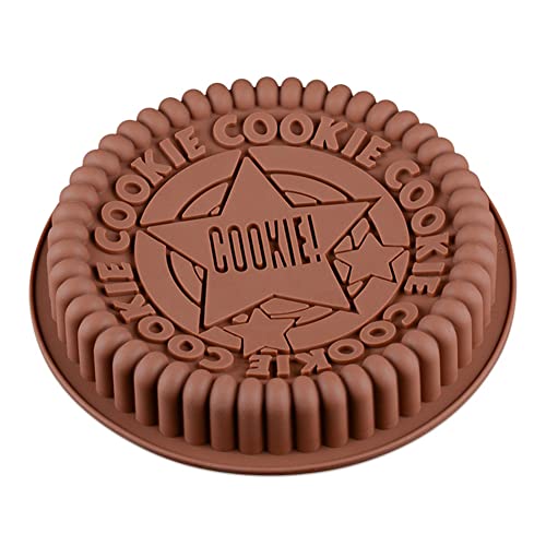 9 Inch Moule a Gateau Rond,Rose Flower Moule Antiadhésif en Silicone de Qualité Alimentaire,Moule de Cuisson de Noël pour Muffins/Cupcakes/Gâteaux Arc-en-ciel et Gâteaux au Chocolat,Sans BPA Cover