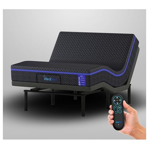 iDealBed G4 Nova Luxury Memory Foam Mattress + 3i Custom Adjustable Bed Sleep System, Comfort, Cooling & Support, Advanced Silent Operation (Firm, Full)