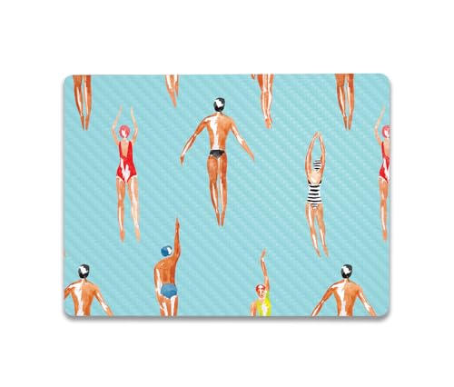 Image of MightySkins Carbon Fiber Skin Compatible with Microsoft Surface Laptop Go 3 (2023) Full Wrap Kit - Upstream | Protective, Durable Textured Carbon Fiber Finish | Made in The USA