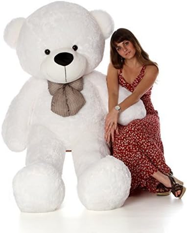Soft Toy Teddy Bear Cute Loveable Gifts for Kids and Girls, Wife anniversarry Gift 3 feet White for Gifting