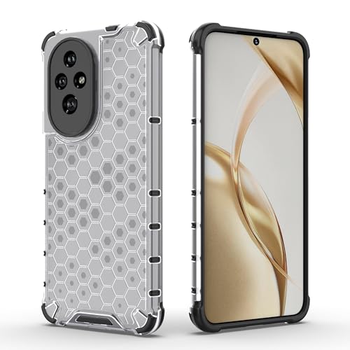 Image of Glasgow Back Case Cover Designed for [ Honor 200 5G ] (Stylish Look | Shock Proof) - Transparent