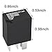 Relay NVFMCS20DC12V1.5aR (Pack of 2) - 12VDC 5-Pin Automotive Power Relay