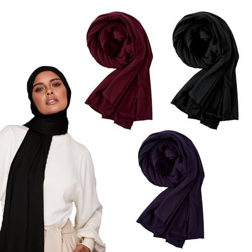 Hijab pour femme en jersey premium écharpe de haute qualité