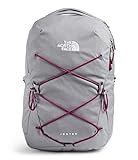 The North Face Women's Jester Backpack, Meld Grey Dark Heather/Dramatic Plum, One Size