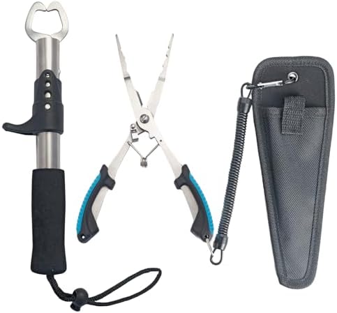 Fishing Gear Set - Long Nose Stainless Steel Fishing Pliers 8.5