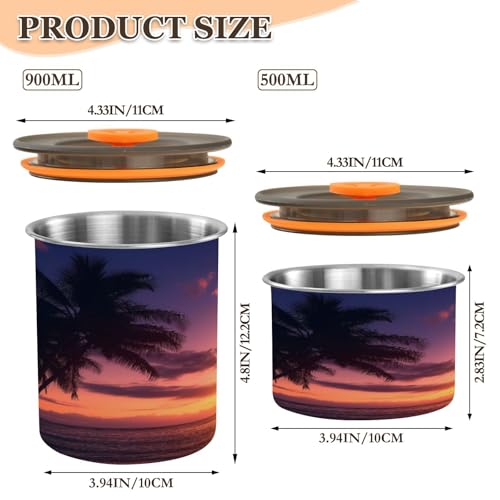 Envase para café hermético acero inoxidable 17oz miniatura 2