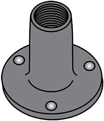 1/4-20X7/16 Weld Nut with Projections .750 Round Base Steel Plain (Pack Qty 1,000) BC-1407NWRP by Korpek