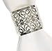 Premium Napkin Rings Set of 24 for Table Settings Decoration, Dinner Parties, Weddings, Special Events and Catering Services (Silver)