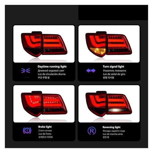 Luces traseras LED para Fortuner 2012-2015 soluciona faros opacos 3