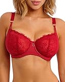 Freya Damen Fascinate Underwire Balconette Bra BH, Cherry, 85H