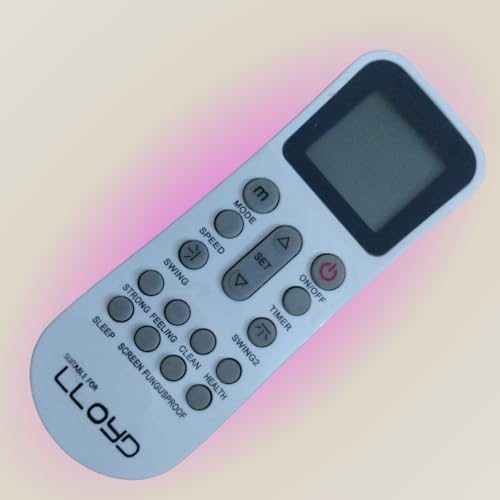 Image of Ac Remote Control Compatible For Lloyd Ac Remote /Lloyd Split Ac Remote /Lloyd Window Ac Remote (Model 1), White