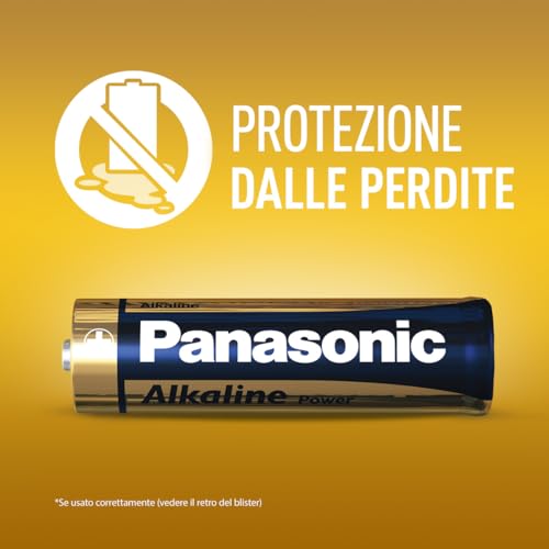Panasonic, Alkaline Power, AAA batterie alcaline, confezione da 30, Micro, LR03, 1.5V, 7 anni in magazzino, per telecomandi, bilance, orologi, energia affidabile e duratura - Immagine 2