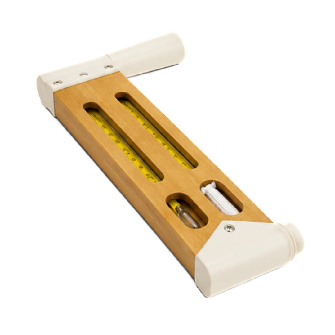 "Ji" Japsin Instrumentation Sling Psychrometer Whirling Hygrometer Thermometer Wooden Body (Type centigrade) Range -5 to 50 Deg C Dry/Wet-image-27