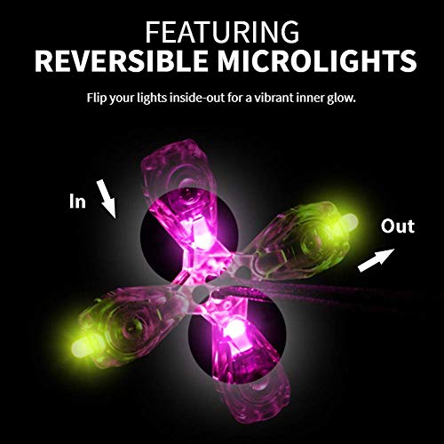 EmazingLights-4-LED-Spinning-Orbit-Orbite-X3-Lightshow-Orbital-Rave-Light-Toy-Clear-Casing