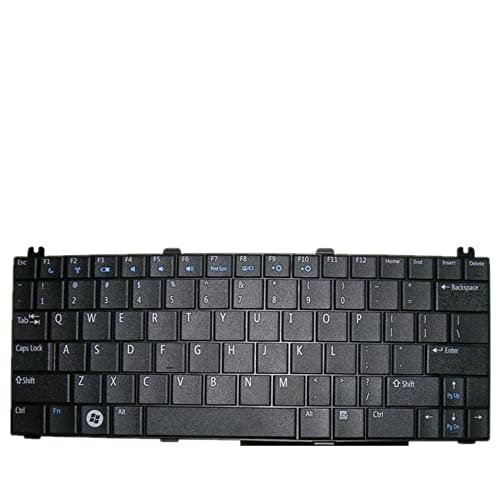 Clavier Dell Inspiron 1210 version USA noir pour travailler en voyage