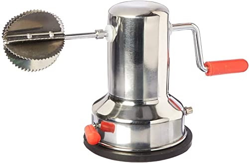 Coconut Scraper Peeler Grater Coconut Grater Scraper Shredder Hand Operated Rotating Kitchen Coconut Scraper Peeler/Shredder With Vacuum Base, Stainless Steel Grater For Kitchen 9 Inch #TOP9