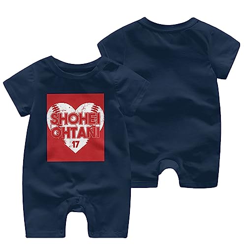 Levikllnhx] Angels 大谷翔平 ロンパース 半袖 ベビー服 綿