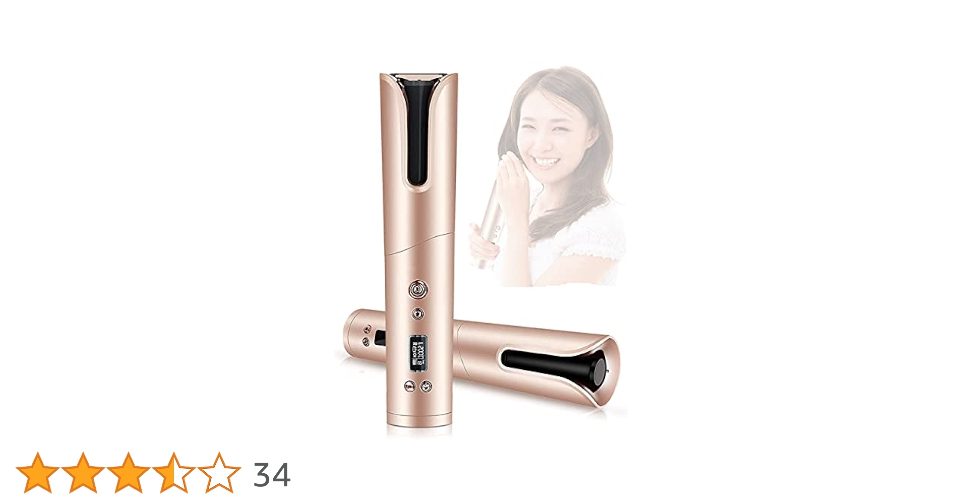 Amazon | オートカールヘアアイロン 自動カールヘアアイロン
