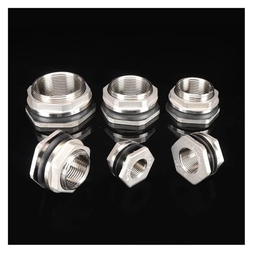 Raccord citerne anti-fuite en inox 316 avec écrou libre 3/8