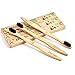 Zecval Biodegradable Natural Bamboo Toothbrushes (Pack of 8), BPA Free Soft Bristles, Biodegradable, Compostable, Eco Friendly