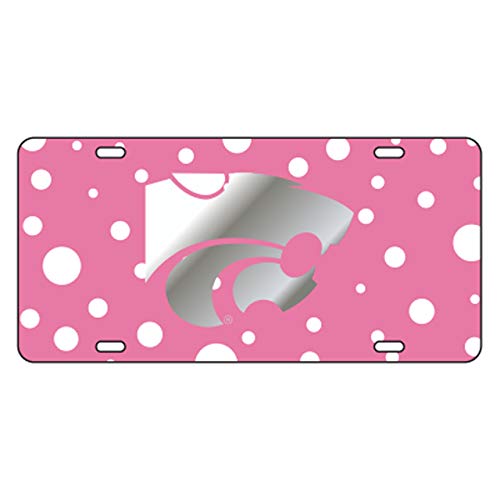 Kansas State TAG (Laser Pink Polka DOT Power CAT (21234))