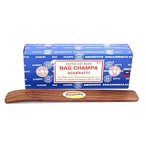 Govinda Bangalore BNG Nag Champa Argarbatti 250 Grams with Incense Holder