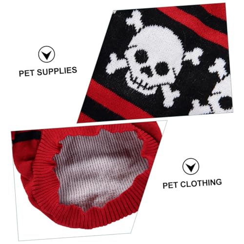 Disfraz Halloween para perro XL diseño calavera rojo miniatura 7