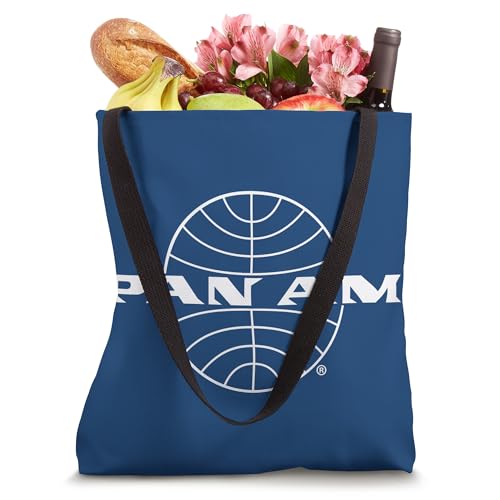 Bolso tipo tote clásico Pan Am con logo blanco miniatura 4