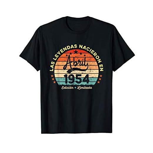 Leyendas Abril 1954 Regalo Hombre Mujer 67 Años Cumpleaños Camiseta