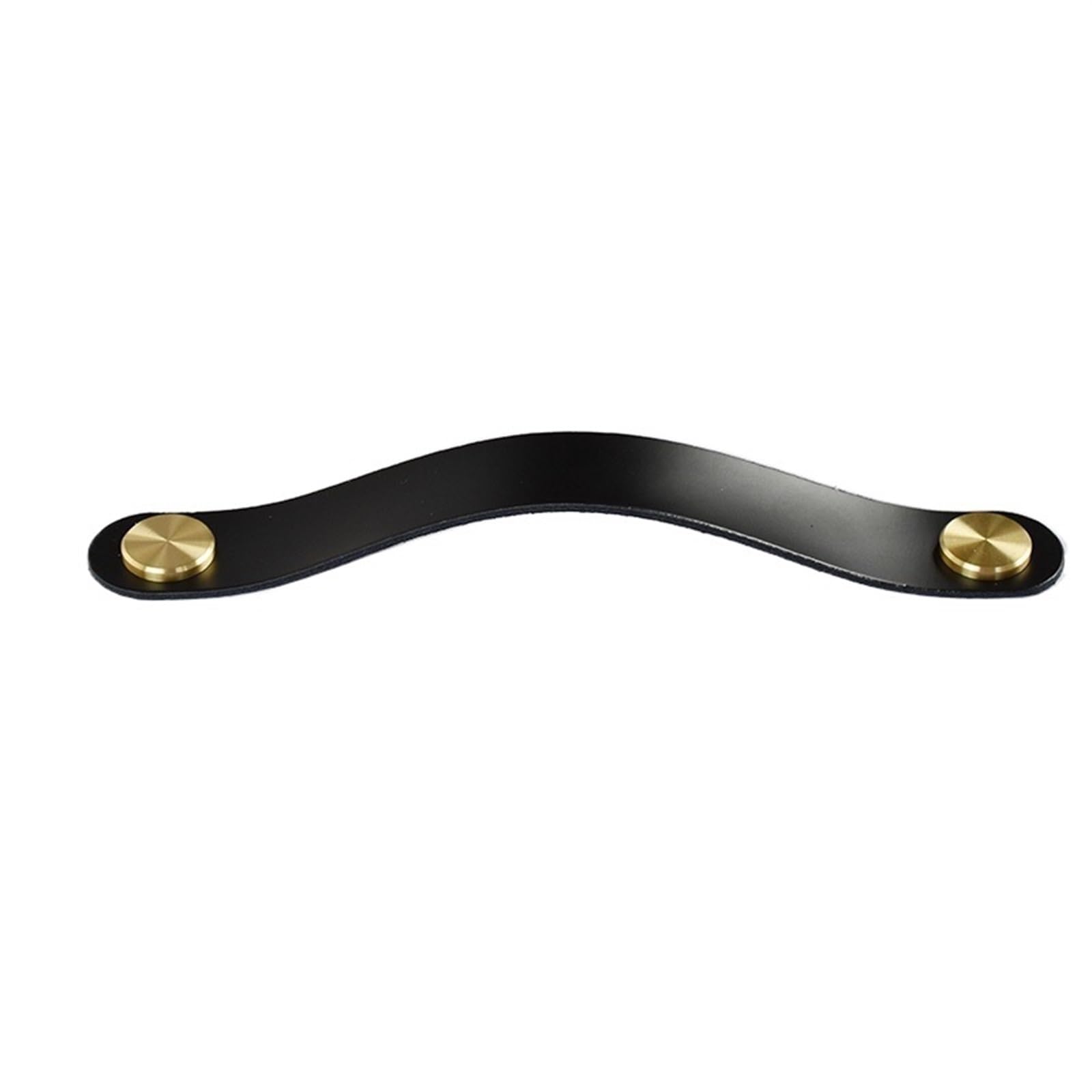 Cqahdsevf Black 304Silver Leather Drawer Pulls, Leather Drawer Pulls Multicolor Multiple Sizes For Furniture(,128Mm)