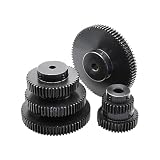 1,5 M Stirnradgetriebe 35/40/50/60 Zähne 45# Stahl Zylindrische Bohrung 16mm 1 Stücke(40 Teeth(Step 40mm))