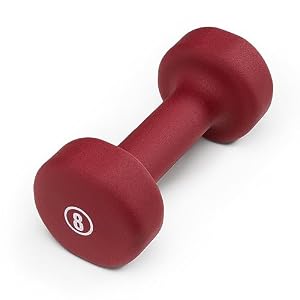 Marcy Colored Neoprene Dumbbell (Sold in Singles or Set) Hand Weights, Exercise Free Weights for Home Gym
