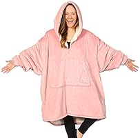 THE COMFY Original | Oversized Microfiber & Sherpa Wearable Blanket, Seen On Shark Tank One Size Fits All