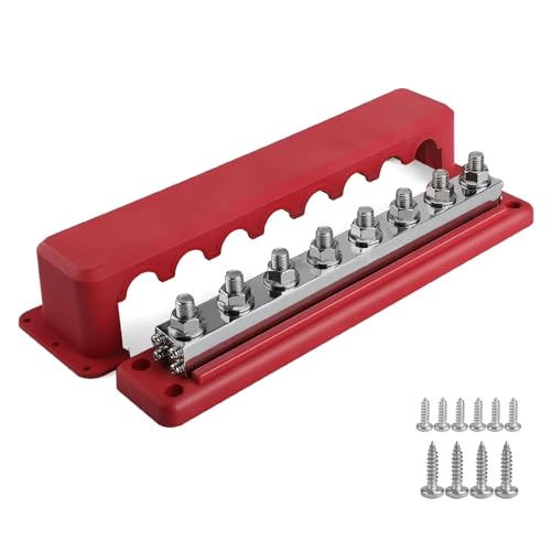 Barre omnibus marine 48V 600A bloc de distribution d'énergie avec couvercle