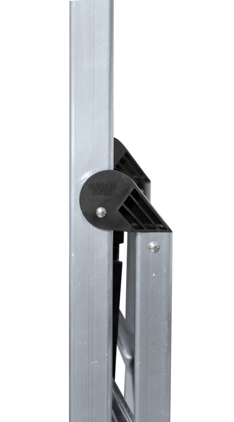 KTL - Escalera de Tijera K-OFFICE (6 Escalones) de Aluminio Silver 150 kg