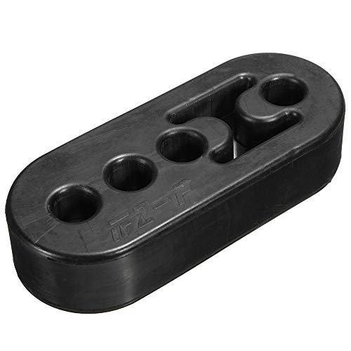 Ajcoflt 2 pcs 4 Furos Carro Veículo Universal Tubo de Escape Montagem Mount Hanger Suporte de Suspen