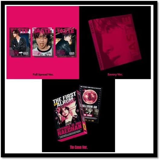 HAECHAN TASTE [3 Full Spread + 1 Savory + 1 Tin Case Ver All 5 Set] 1st Album