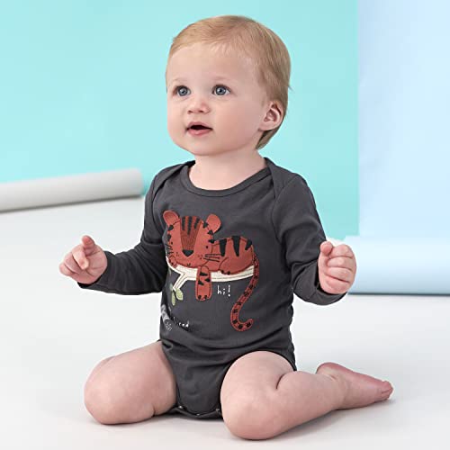 Image of Gerber Unisex Baby 5-Pack Short Sleeve Variety Onesies Bodysuits