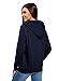 oodji Ultra Mujer Sudadera de Algodón con Capucha y Bolsillo, Azul, ES...