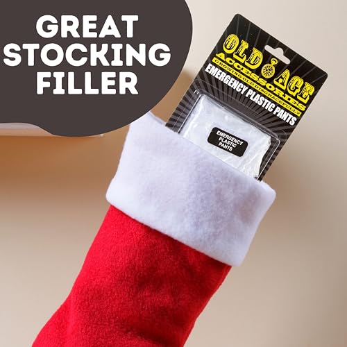 Boxer Gifts Old Age Emergency Pants | Funny Gift for Retirement Birthday Christmas Secret Santa Boxer Briefs, Clear, One