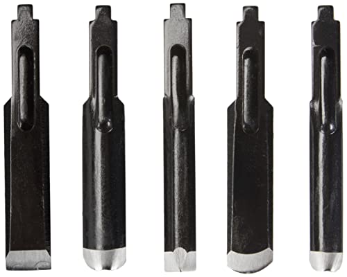 Proxxon 28572 Set of carving knives for SGM & MOS 5 pcs. , Black , 7.28"