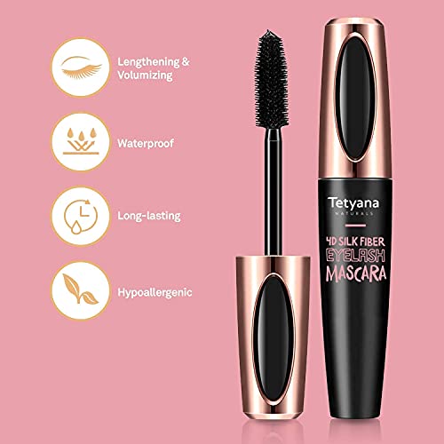 Tetyana Naturals 92 4D Silk Fiber Lash Mascara Waterproof thumb #3