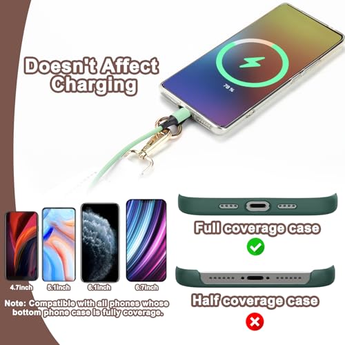 XANGNIER Clip and Go Strap for Phone with Wallet Crossbody, Phone Strap with Zippered Wallet, Adjustable Anti Theft Cellphone Lanyard for Women, Cellphone Chain Accessories,Multicolor 11 by XANGNIER - Used condition - Image 9