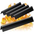 Paayox 7636 Flavorizer Bars 15.3 inch for Weber Spirit Grill Parts Spirit 300 & GS4 Spirit II 300 315 320 330 S310 E310 Grill Parts with Front Control, 5 Pcs Flavor Bars Heat Plates for Weber 67046