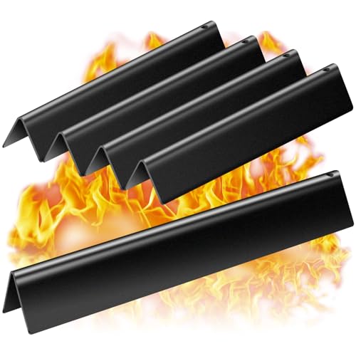 Paayox 7636 Flavorizer Bars 15.3 inch for Weber Spirit Grill Parts Spirit 300 & GS4 Spirit II 300 315 320 330 S310 E310 Grill Parts with Front Control 5 Pcs Flavor Bars Heat Plates for Weber 67046