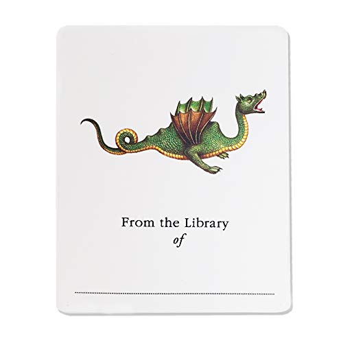 Bookplate with Dragon Illustration. Set of 10. 3